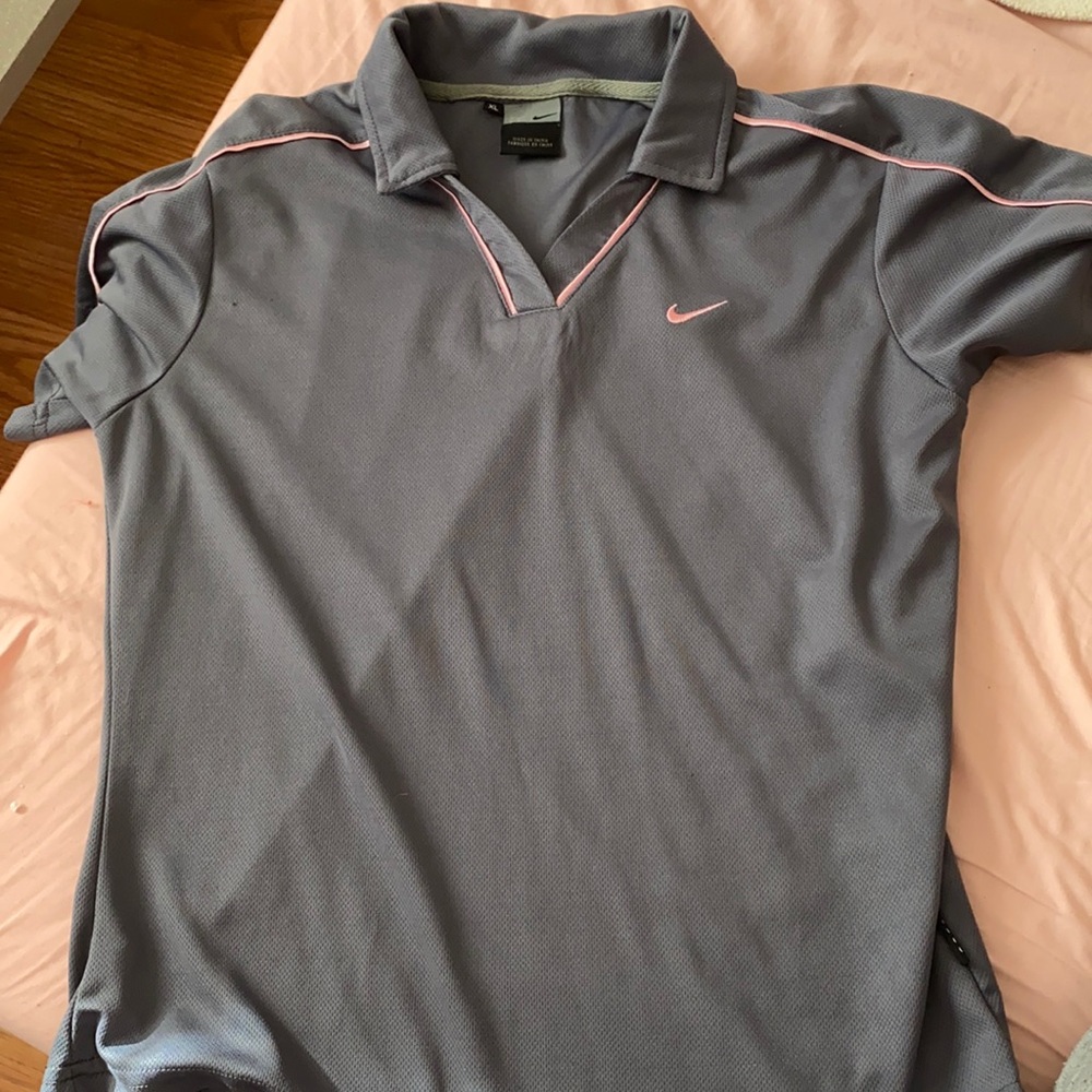 Nike collared tennis tee <3